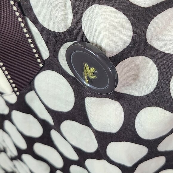 Signature By Robbie Bee Brown Polka Dot Vintage Pin-Up Wrap Dress Size 10
Lot K - Picture 4 of 10